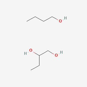 molecular formula C8H20O3 B13731973 Butane-1,2-diol;butan-1-ol CAS No. 144437-84-3