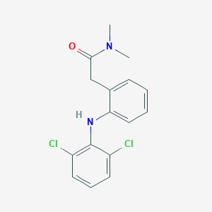 2-[2-(2,6-dichloroanilino)phenyl]-N,N-dimethylacetamide