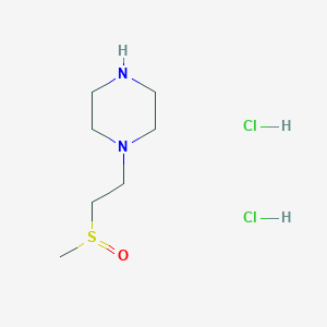 1-(2-Methanesulfinylethyl)piperazine dihydrochloride