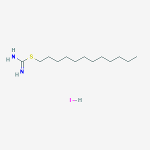 molecular formula C13H29IN2S B13732121 S-Dodecylisothiourea iodide CAS No. 16914-91-3