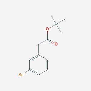 molecular formula C12H15BrO2 B1373216 Tert-butyl 2-(3-bromophenyl)acetate CAS No. 197792-52-2