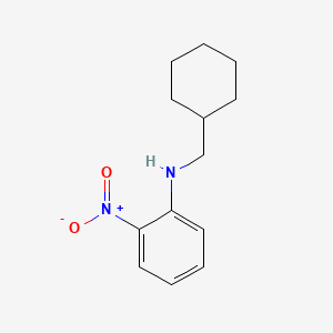 molecular formula C13H18N2O2 B13732181 N-Cyclohexylmethyl-o-nitroaniline 