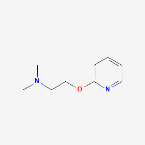molecular formula C9H14N2O B13732197 2-(2-Pyridyloxy)ethyl(dimethyl)amine CAS No. 29450-09-7