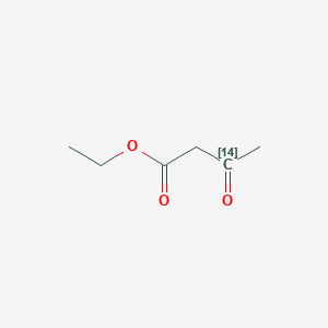 molecular formula C6H10O3 B13732230 ethyl 3-oxo(314C)butanoate 