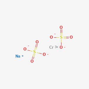 molecular formula CrNaO8S2 B13732231 Chromium(3+) sodium disulphate CAS No. 36221-65-5