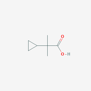 molecular formula C7H12O2 B1373224 2-Cyclopropyl-2-methylpropanoic acid CAS No. 71199-13-8