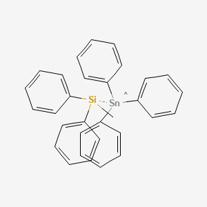molecular formula C31H28SiSn B13732251 Triphenylstannyldiphenylmethylsilane CAS No. 363179-61-7
