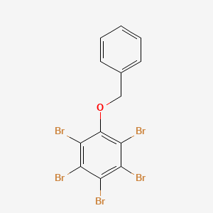 molecular formula C13H7Br5O B13732255 Pentabromophenyl benzyl ether CAS No. 38521-49-2