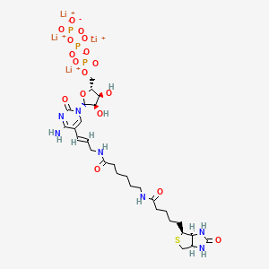 molecular formula C28H42Li4N7O17P3S B13732282 Bio-11-ctp 