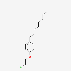 molecular formula C17H27ClO B13732316 1-(2-Chloroethoxy)-4-nonylbenzene CAS No. 20543-09-3