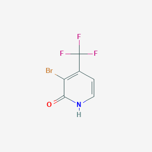 molecular formula C6H3BrF3NO B1373234 3-Bromo-2-hydroxy-4-(trifluoromethyl)pyridine CAS No. 1227591-86-7