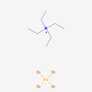 molecular formula C8H20Br4FeN B13732360 Tetrabromoiron(1-);tetraethylazanium 
