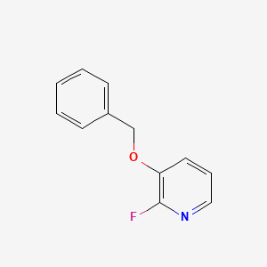 molecular formula C12H10FNO B1373237 3-(Benzyloxy)-2-fluoropyridine CAS No. 1432680-02-8