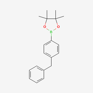 molecular formula C19H23BO2 B1373240 4-苄基苯硼酸频哪醇酯 CAS No. 911708-01-5