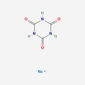 molecular formula C3H3N3NaO3+ B13732469 Sodium;1,3,5-triazinane-2,4,6-trione 