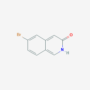 molecular formula C9H6BrNO B1373249 6-溴-3-羟基异喹啉 CAS No. 1031927-91-9