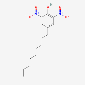 molecular formula C15H22N2O5 B13732498 2,6-Dinitro-4-nonylphenol CAS No. 4097-34-1