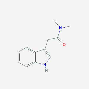 molecular formula C12H14N2O B137325 2-(1H-indol-3-yl)-N,N-dimethylacetamide CAS No. 91566-04-0