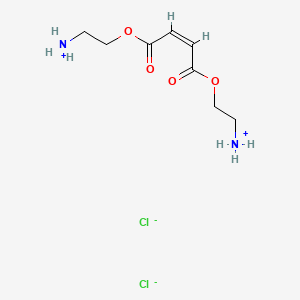 molecular formula C8H16Cl2N2O4 B13732543 Bis(2-aminoethyl)fumarate dihydrochloride CAS No. 4126-70-9