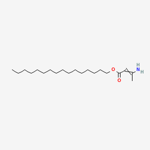 molecular formula C20H39NO2 B13732594 Hexadecyl 3-amino-2-butenoate CAS No. 36490-12-7