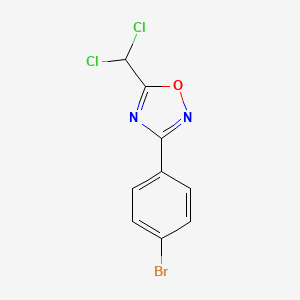 3-(4-Bromophenyl)-5-(dichloromethyl)-1,2,4-oxadiazole