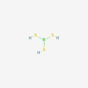 molecular formula BH3S3 B13732637 Borotrithioic acid CAS No. 13775-36-5