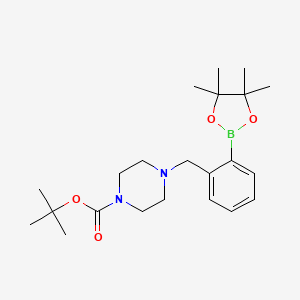 2-(4-Boc-piperazin-1YL)methylphenylboronic acid, pinacol