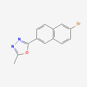 2-(6-Bromonaphthalen-2-YL)-5-methyl-1,3,4-oxadiazole
