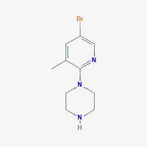 1-(5-Bromo-3-methylpyridin-2-yl)piperazine