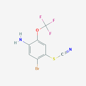 5-Bromo-4-thiocyanato-2-(trifluoromethoxy)aniline