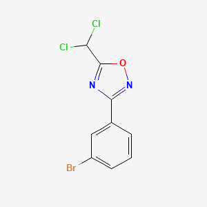 3-(3-Bromophenyl)-5-(dichloromethyl)-1,2,4-oxadiazole