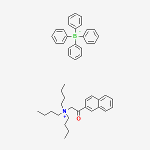 molecular formula C48H56BNO B13732821 N-(2-[2-Naphthyl]-2-oxo-ethyl)-N,N,N-tributylammonium tetraphenylborate 