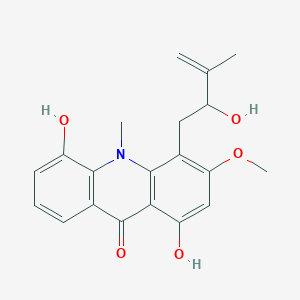 molecular formula C20H21NO5 B13732836 Marshmine CAS No. 160927-88-8