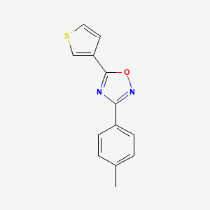 5-(Thiophen-3-yl)-3-p-tolyl-1,2,4-oxadiazole