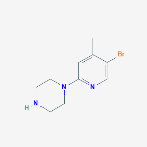 1-(5-Bromo-4-methylpyridin-2-yl)piperazine