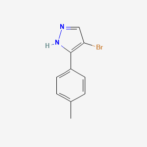 B1373287 4-Bromo-5-(p-tolyl)-1H-pyrazole CAS No. 1116093-45-8