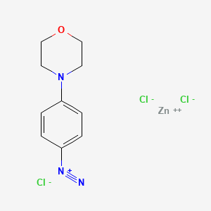 molecular formula C10H12Cl3N3OZn B13732876 Einecs 241-437-9 CAS No. 17409-52-8