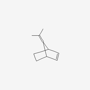 molecular formula C10H14 B13732896 Bicyclo(2.2.1)hept-2-ene, 7-(1-methylethylidene)- CAS No. 14995-50-7