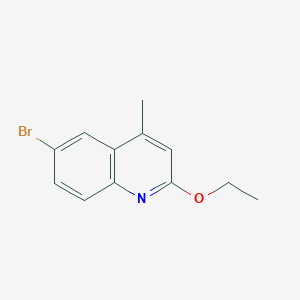 6-Bromo-2-ethoxy-4-methylquinoline