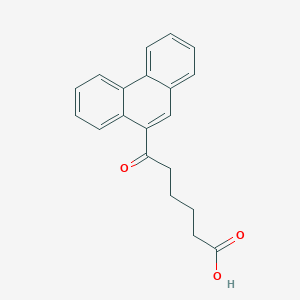 molecular formula C20H18O3 B1373299 6-Oxo-6-(9-phenanthryl)hexanoic acid CAS No. 898766-05-7