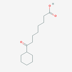 molecular formula C14H24O3 B1373300 8-Cyclohexyl-8-oxooctanoic acid CAS No. 898766-75-1