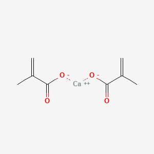 molecular formula C8H10CaO4 B13733016 calcium;2-methylprop-2-enoate 