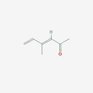 molecular formula C7H10O B13733026 4-Methyl-3,5-hexadien-2-one 