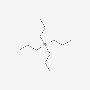 molecular formula C12H28Pb B13733075 Plumbane, tetrapropyl- CAS No. 3440-75-3