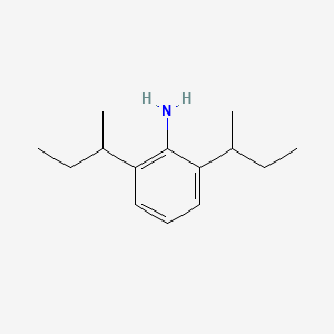 molecular formula C14H23N B13733084 2,6-Di-sec-butyl-aniline CAS No. 21155-53-3
