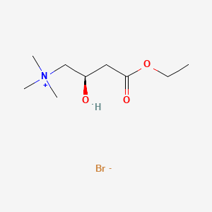 molecular formula C9H20BrNO3 B13733142 D(+)-Karnitinaethylesterbromid [German] CAS No. 14548-19-7