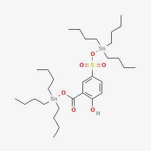molecular formula C31H58O6SSn2 B13733153 Bis(tributyltin) sulfosalicylate CAS No. 4419-22-1