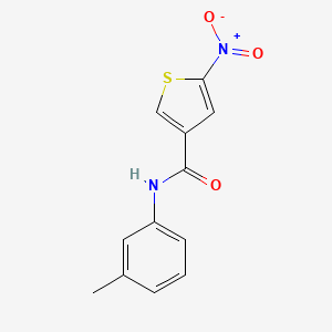molecular formula C12H10N2O3S B13733175 N-(3-Methylphenyl)-5-nitro-3-thiophenecarboxamide CAS No. 146795-30-4