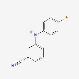 molecular formula C13H9BrN2 B1373318 N-(4-Bromophenyl-N-(3-cyanophenyl)amine CAS No. 458550-45-3