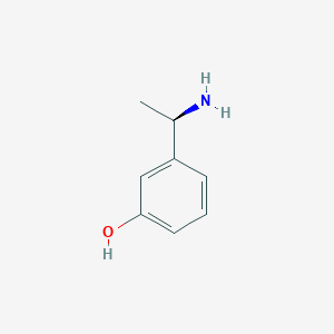 molecular formula C8H11NO B1373319 (R)-3-(1-Aminoethyl)phenol CAS No. 518060-42-9